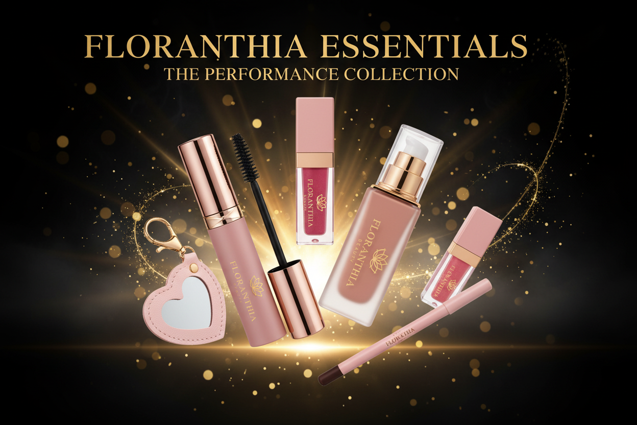 Floranthia Essentials Collection Banner — Pink & Gold